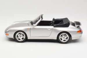 Porsche 911 993 Carrera Cabriolet Silber Bburago 1:18 18-12039 Metall — Bild 4 von 8