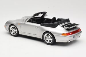 Porsche 911 993 Carrera Cabriolet Silber Bburago 1:18 18-12039 Metall — Bild 7 von 8