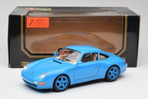 Porsche 911 993 Carrera Blau Bburago 1:18 3060 Metall — Bild 8 von 8