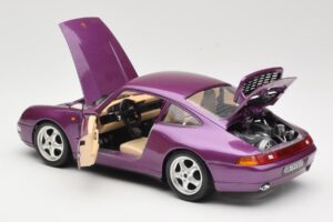 Porsche 911 993 Carrera Lila Bburago 1:18 3060-M2 Metall — Bild 5 von 8