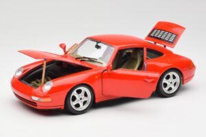 Porsche 911 993 Carrera Rot Bburago 1:18 3050 Metall — Bild 2 von 8