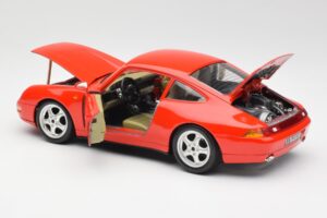 Porsche 911 993 Carrera Rot Bburago 1:18 3050 Metall — Bild 5 von 8