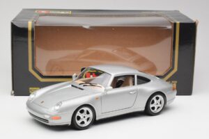 Porsche 911 993 Carrera Silber Bburago 1:18 3050-M1 Metall — Bild 2 von 8