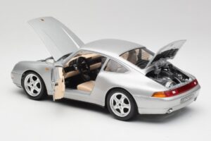 Porsche 911 993 Carrera Silber Bburago 1:18 3050-M1 Metall — Bild 7 von 8
