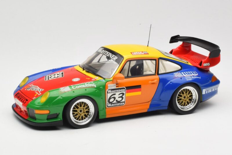 Porsche 911 993 GT2 #63 H. Muller / T. Trunk IMSA 1998 UT Models 1:18 39812 Metall