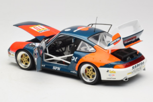 Porsche 911 993 GT2 #10 de Orleans / Saldana BPR Global GT Series 1996 UT Models 1:18 39632 Metall — Bild 5 von 8
