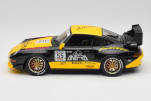 Porsche 911 993 GT2 #55 Schwarz & Gelb Anson 1:18 30325-W Metall — Bild 3 von 6