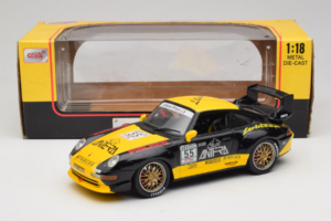 Porsche 911 993 GT2 #55 Schwarz & Gelb Anson 1:18 30325-W Metall — Bild 5 von 6