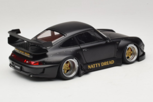 Porsche 911 993 RWB Matt Black With Gold Wheels AUTOart 1:18 78154 Komposit — Bild 3 von 8