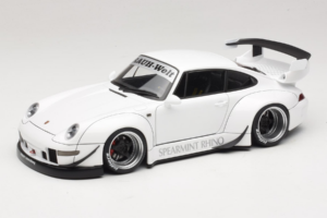 Porsche 911 993 RWB Weiß Gun Grey Wheels AUTOart 1:18 78150 Komposit