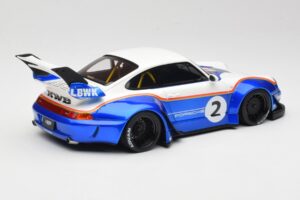 Porsche 911 993 RWB X Liberty Walk Weiß Mit Blau GT Spirit 1:18 GT530 Resin — Bild 2 von 8