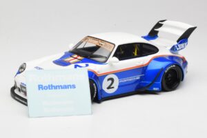 Porsche 911 993 RWB X Liberty Walk Weiß Mit Blau GT Spirit 1:18 GT530 Resin — Bild 6 von 8