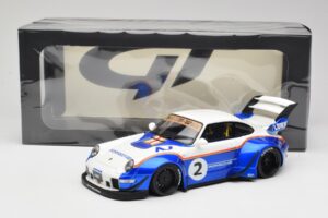 Porsche 911 993 RWB X Liberty Walk Weiß Mit Blau GT Spirit 1:18 GT530 Resin — Bild 8 von 8
