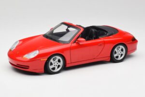 Porsche 911 996 Cabriolet Rot Gate 1:18 1051 Metall