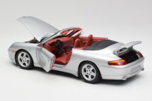 Porsche 911 996 Cabriolet Silber Gate 1:18 1052 Metall — Bild 5 von 8