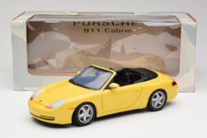 Porsche 911 996 Cabriolet Speed Gelb UT Models 1:18 27906 Metall — Bild 8 von 8