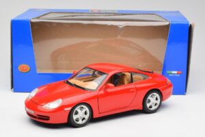 Porsche 911 996 Carrera 4 Rot Bburago 1:18 30085 Metall — Bild 8 von 8