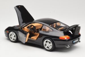 Porsche 911 996 Carrera Schwarz Bburago 1:18 3385-M2 Metall — Bild 5 von 8