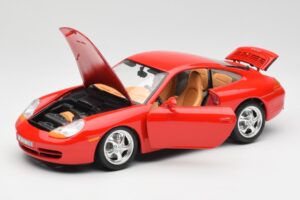 Porsche 911 996 Carrera Rot Bburago 1:18 3385 Metall — Bild 2 von 8
