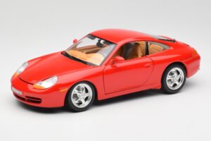 Porsche 911 996 Carrera Rot Bburago 1:18 3385 Metall