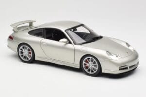 Porsche 911 996 GT3 Silber Hot Wheels 1:18 C2590 Metall — Bild 6 von 8