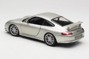 Porsche 911 996 GT3 Silber Hot Wheels 1:18 C2590 Metall — Bild 7 von 8