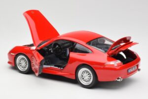 Porsche 911 996 GT3 Strasse Rot Bburago 1:18 30395 Metall — Bild 5 von 8