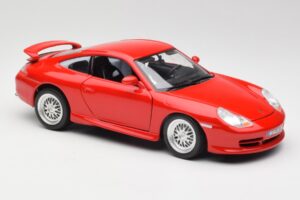 Porsche 911 996 GT3 Strasse Rot Bburago 1:18 30395 Metall — Bild 6 von 8