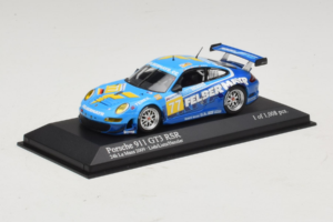 Porsche 911 GT3 R #77 M. Lieb / R. Lietz / W. Henzler 24 Hours of Le Mans 2009 Minichamps 1:43 400096977 Metall — Bild 2 von 5