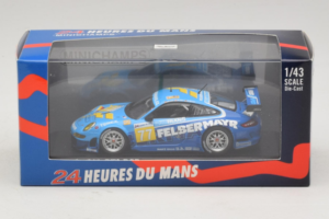Porsche 911 GT3 R #77 M. Lieb / R. Lietz / W. Henzler 24 Hours of Le Mans 2009 Minichamps 1:43 400096977 Metall — Bild 4 von 5