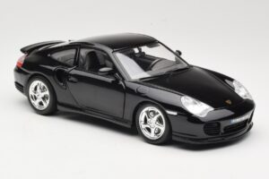 Porsche 911 996 Turbo Schwarz Bburago 1:18 18-12030 Metall — Bild 6 von 8