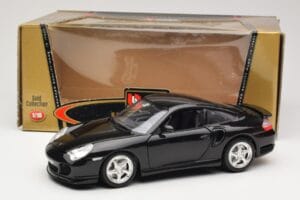 Porsche 911 996 Turbo Schwarz Bburago 1:18 3367 Metall — Bild 8 von 8