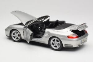Porsche 911 996 Turbo Cabriolet Silber Maisto 1:18 31660 Metall — Bild 5 von 8