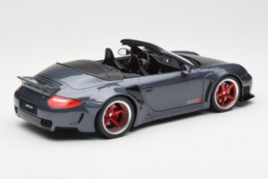 Porsche 911 997 Cabriolet Liberty Walk Grau GT Spirit 1:18 GT463 Resin — Bild 2 von 6