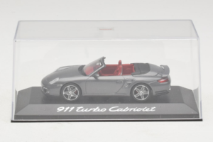 Porsche 911 997 Turbo Cabriolet Grey Metallic Minichamps 1:43 WAP02015216 Metall — Bild 4 von 5