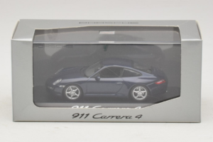 Porsche 911 997 Carrera 4 Dark Blue Metallic Minichamps 1:43 WAP02010016 Metall — Bild 3 von 3