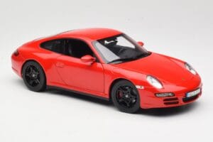 Porsche 911 997 Carrera 4S Rot Norev 1:18 187510 Metall — Bild 6 von 8
