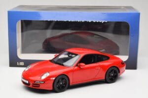 Porsche 911 997 Carrera 4S Rot Norev 1:18 187510 Metall — Bild 8 von 8