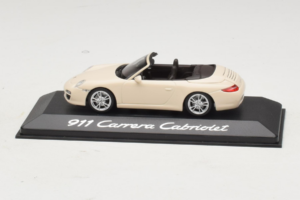 Porsche 911 997 Carrera Cabriolet Weiß Minichamps 1:43 WAP02001118 Metall