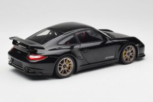 Porsche 911 997 GT2 RS Schwarz & Silber Felgen Minichamps 1:18 100069401 Metall — Bild 3 von 8