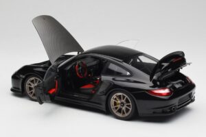 Porsche 911 997 GT2 RS Schwarz & Silber Felgen Minichamps 1:18 100069401 Metall — Bild 5 von 8