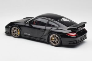 Porsche 911 997 GT2 RS Schwarz & Silber Felgen Minichamps 1:18 100069401 Metall — Bild 7 von 8