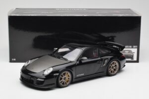 Porsche 911 997 GT2 RS Schwarz & Silber Felgen Minichamps 1:18 100069401 Metall — Bild 8 von 8