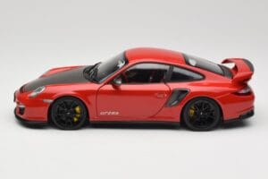Porsche 911 997 GT2 RS Rot Mit Schwarzen Felgen Minichamps 1:18 100069407 Metall — Bild 4 von 8