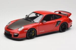 Porsche 911 997 GT2 RS Rot Mit Schwarzen Felgen Minichamps 1:18 100069407 Metall