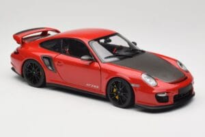Porsche 911 997 GT2 RS Rot Mit Schwarzen Felgen Minichamps 1:18 100069407 Metall — Bild 6 von 8