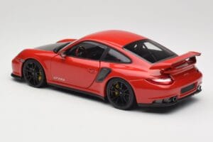 Porsche 911 997 GT2 RS Rot Mit Schwarzen Felgen Minichamps 1:18 100069407 Metall — Bild 7 von 8