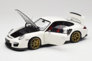 Porsche 911 997 GT2 RS Weiß & Gold Felgen Minichamps 1:18 100069406 Metall — Bild 2 von 8