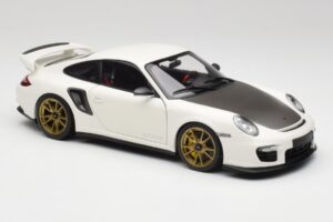 Porsche 911 997 GT2 RS Weiß & Gold Felgen Minichamps 1:18 100069406 Metall — Bild 6 von 8