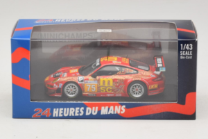 Porsche 911 997 GT3 RSR #75 O. Young / P. Hesnault 24 Hours of Le Mans 2009 Minichamps 1:43 400096975 Metall — Bild 4 von 4